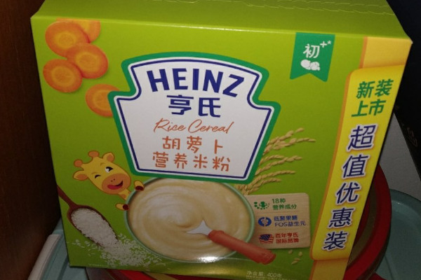 亨氏胡萝卜营养米粉口味如何